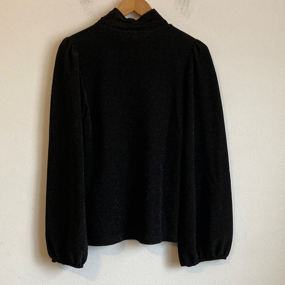 Ganni Black Long Sleeve Blouse - Picture 5 of 5